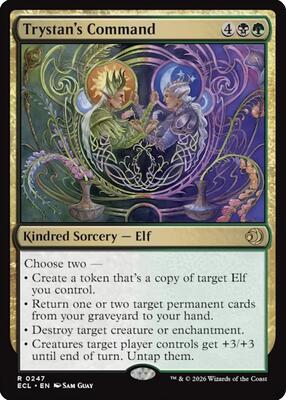 Trystan's Command card from Lorwyn Eclipsed
