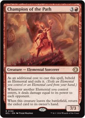 Champion of the Path card from Lorwyn Eclipsed