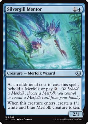 Silvergill Mentor card from Lorwyn Eclipsed