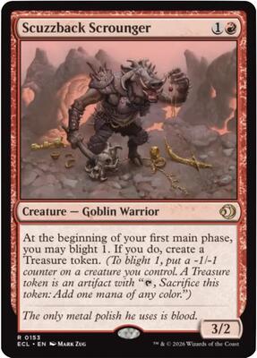 Scuzzback Scrounger card from Lorwyn Eclipsed