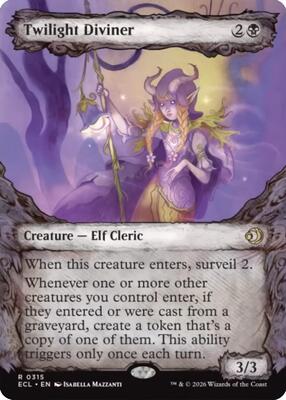 Twilight Diviner (Showcase) card from Lorwyn Eclipsed