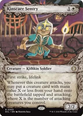Kinscaer Sentry (Showcase) card from Lorwyn Eclipsed