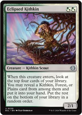 Eclipsed Kithkin card from Lorwyn Eclipsed