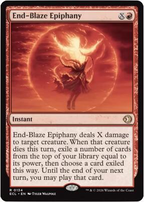 End-Blaze Epiphany card from Lorwyn Eclipsed