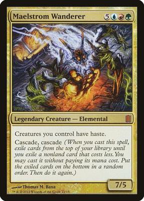 Maelstrom Wanderer card from Commander's Arsenal
