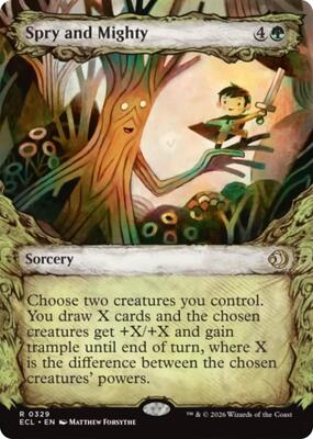 Spry and Mighty (Showcase) card from Lorwyn Eclipsed