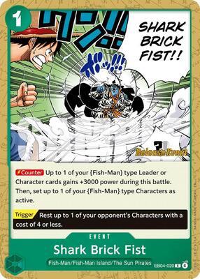 Shark Brick Fist card from The Azure Sea's Seven Release Event Cards