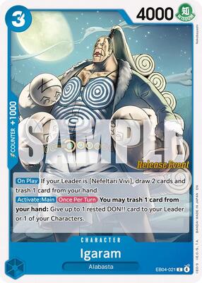 Igaram card from The Azure Sea's Seven Release Event Cards