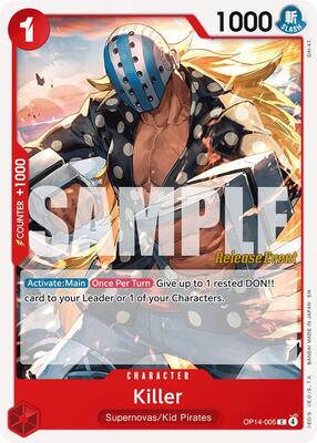 Killer card from The Azure Sea's Seven Release Event Cards