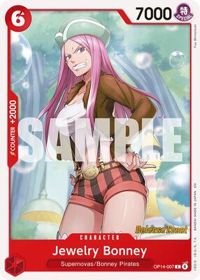 Jewelry Bonney card from The Azure Sea's Seven Release Event Cards
