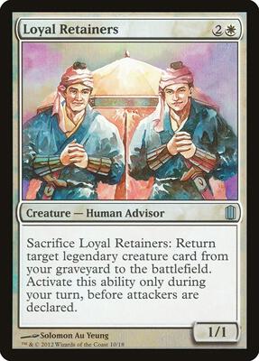 Loyal Retainers card from Commander's Arsenal