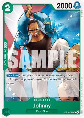 Johnny card from The Azure Sea's Seven Release Event Cards