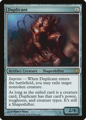 Duplicant card from Commander's Arsenal