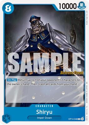 Shiryu card from The Azure Sea's Seven Release Event Cards