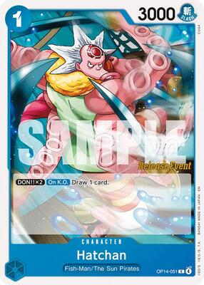 Hatchan card from The Azure Sea's Seven Release Event Cards