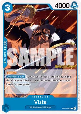 Vista card from The Azure Sea's Seven Release Event Cards
