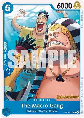 The Macro Gang card from The Azure Sea's Seven Release Event Cards