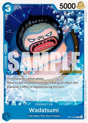 Wadatsumi card from The Azure Sea's Seven Release Event Cards