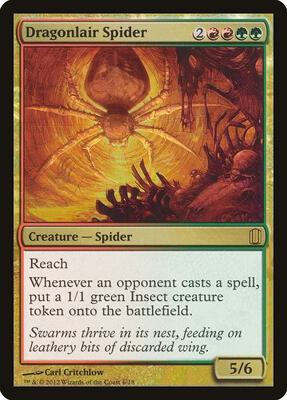 Dragonlair Spider card from Commander's Arsenal