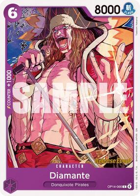 Diamante card from The Azure Sea's Seven Release Event Cards