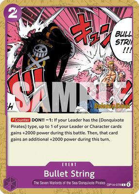 Bullet String card from The Azure Sea's Seven Release Event Cards