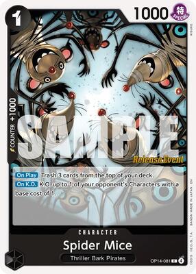 Spider Mice card from The Azure Sea's Seven Release Event Cards