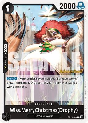 Miss.MerryChristmas(Drophy) card from The Azure Sea's Seven Release Event Cards