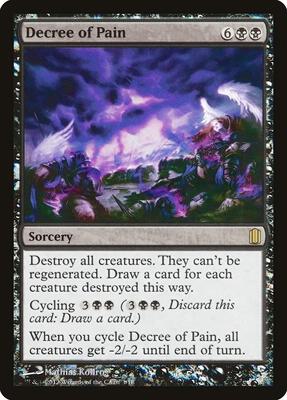 Decree of Pain card from Commander's Arsenal