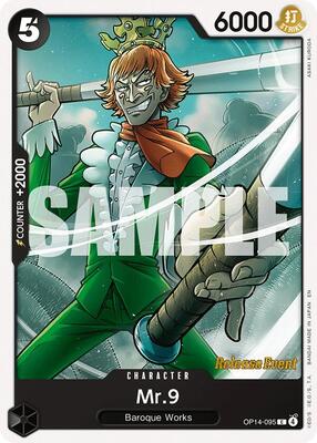 Mr.9 card from The Azure Sea's Seven Release Event Cards
