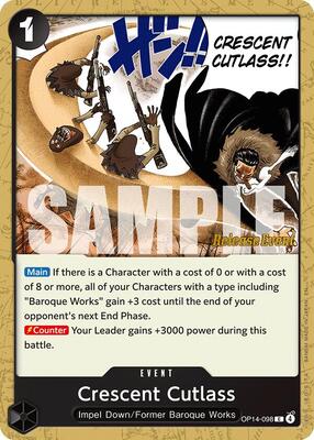 Crescent Cutlass card from The Azure Sea's Seven Release Event Cards
