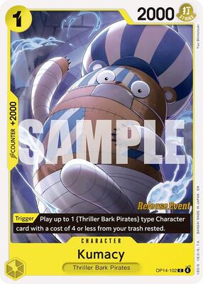 Kumacy card from The Azure Sea's Seven Release Event Cards