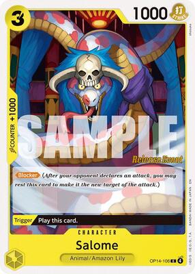 Salome card from The Azure Sea's Seven Release Event Cards
