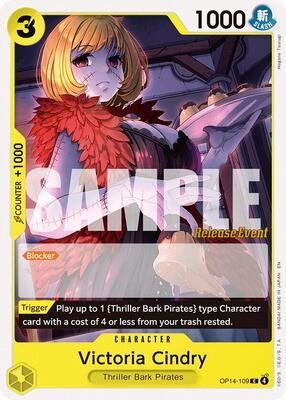 Victoria Cindry card from The Azure Sea's Seven Release Event Cards