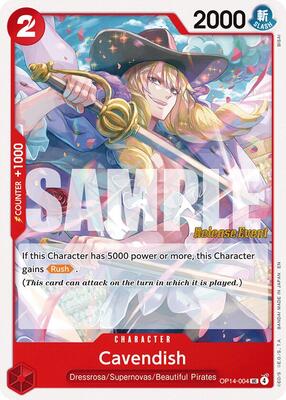 Cavendish card from The Azure Sea's Seven Release Event Cards