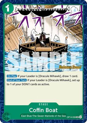 Coffin Boat card from The Azure Sea's Seven Release Event Cards