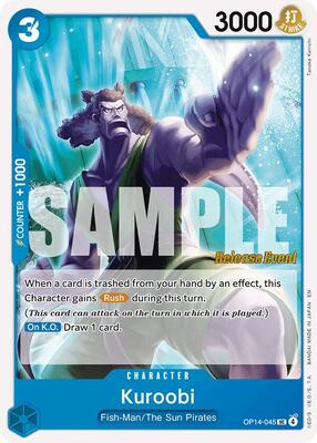 Kuroobi card from The Azure Sea's Seven Release Event Cards