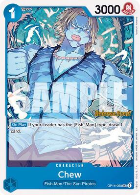 Chew card from The Azure Sea's Seven Release Event Cards