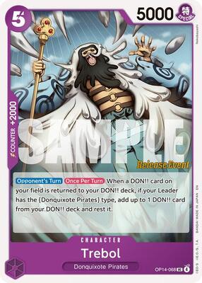 Trebol card from The Azure Sea's Seven Release Event Cards