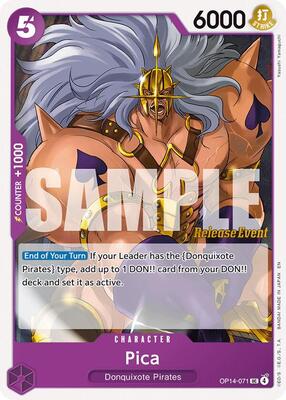 Pica card from The Azure Sea's Seven Release Event Cards