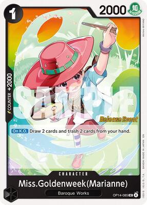 Miss.Goldenweek(Marianne) card from The Azure Sea's Seven Release Event Cards