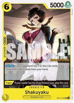 Shakuyaku card from The Azure Sea's Seven Release Event Cards