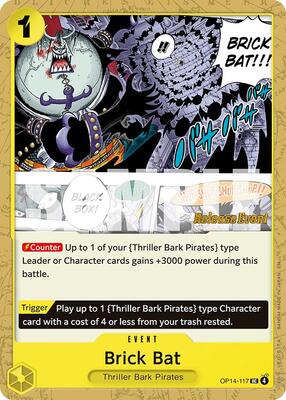 Brick Bat card from The Azure Sea's Seven Release Event Cards