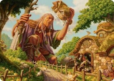Curious Colossus Art Card card from Art Series: Lorwyn Eclipsed
