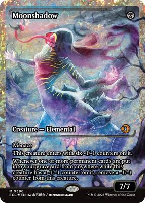 Moonshadow (0396) (Showcase) (Fracture Foil) card from Lorwyn Eclipsed