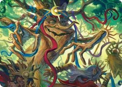 Sun-Dappled Celebrant Art Card card from Art Series: Lorwyn Eclipsed