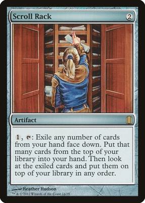 Scroll Rack card from Commander's Arsenal