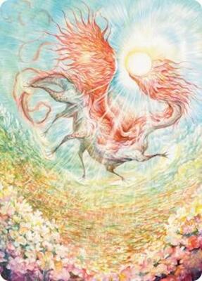 Eirdu, Carrier of Dawn Art Card card from Art Series: Lorwyn Eclipsed