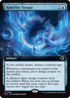 Rimefire Torque (Extended Art) card from Lorwyn Eclipsed