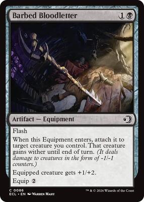 Barbed Bloodletter card from Lorwyn Eclipsed