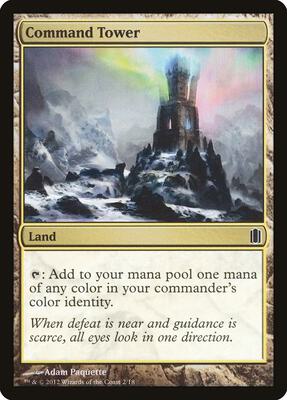 Command Tower card from Commander's Arsenal